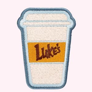 NWT Stoney Clover Lane Gilmore Girls Luke’s Diner coffee to go cup patch